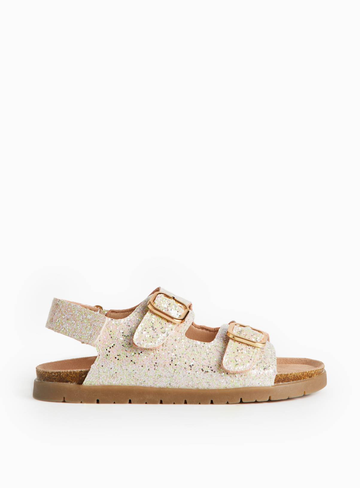 Sparkle Twin Footbed Sandals 4 Infant - Image 2